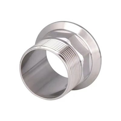 Sanitary Stainless Steel SS304/SS316L Tri Clamp Hex Nipple Thread Ferrule