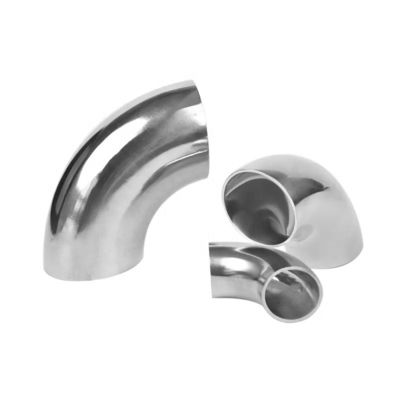 Sanitary Stainless Steel 304 316 Connector Equal Elbow Bend Pipe Fittings DIN 3A Forged