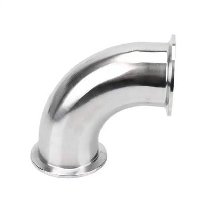 Stainless Steel Press Fitting 90 Degree Bend Clamped Pipe Elbows 3A DIN
