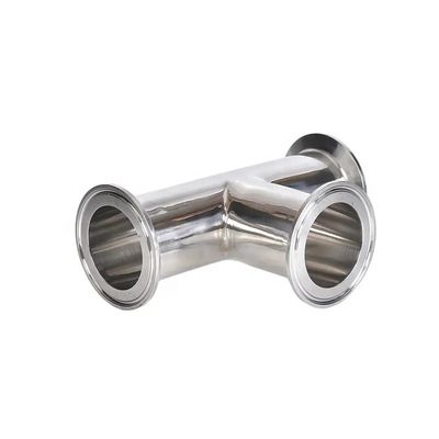 Oil Water Gas 3A DIN Cylindrical Head Code SS316L 304 Sanitary Standard Clamp Tee 1/4''-6