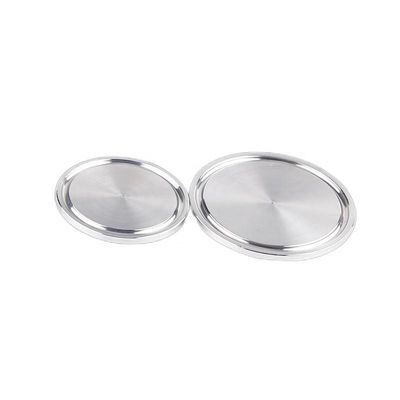 3/4''--12.0'' Equal Size Sanitary Stainless Steel Pipe Quick Blind Plate for 304 316L