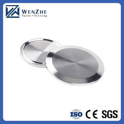 3/4''--12.0'' Equal Size Sanitary Stainless Steel Pipe Quick Blind Plate for 304 316L