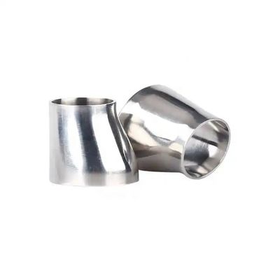 Stainless Steel Forged 3A DIN Reducing Sanitary Mirror Welded Reducer 304 316 Transition