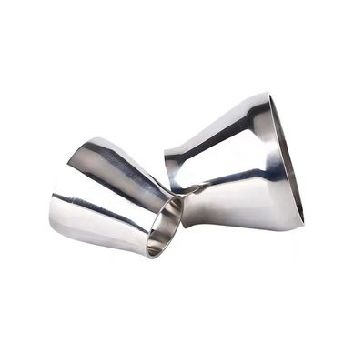 Stainless Steel Forged 3A DIN Reducing Sanitary Mirror Welded Reducer 304 316 Transition