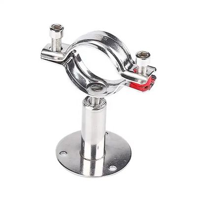 Full 304 Round Pipe Holder Hanger Clamp for Stainless Steel 201 304 316 Sanitary Tubes