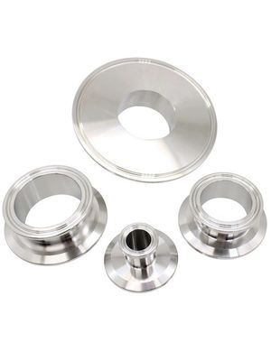 ODM Supported RTS Sanitary Stainless Steel 304 316L Pipe Quick Reducing Blind Plate