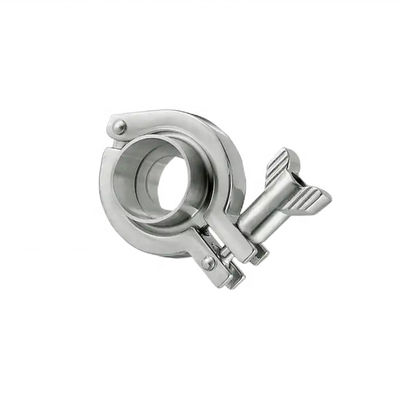 Stainless Steel 304 316 Clamp Single Pin Sanitary Tri Clamp Forged Connection