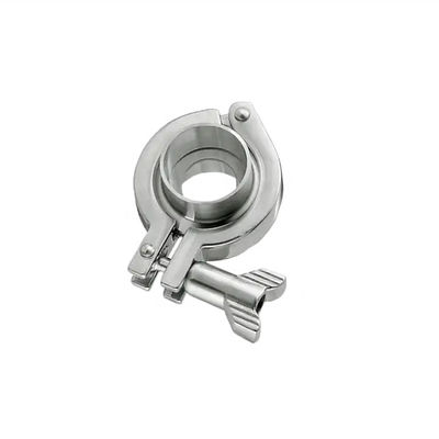 Stainless Steel 304 316 Clamp Single Pin Sanitary Tri Clamp Forged Connection