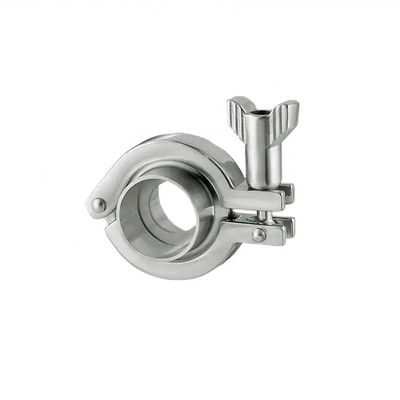 Stainless Steel 304 316 Clamp Single Pin Sanitary Tri Clamp Forged Connection