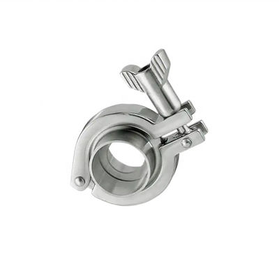 Stainless Steel 304 316 Clamp Single Pin Sanitary Tri Clamp Forged Connection