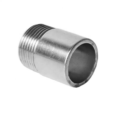 3/8" SS316 Welding Nipple with One Side Thread NPT BSPP BSPT G Cylindrical Head Code