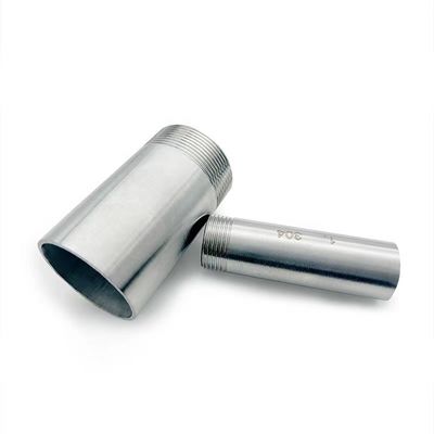 Equal 304 Stainless Steel Pipe Fitting Weld Nipple Coupling Connector for Water Oil Air