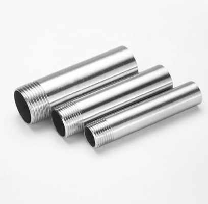 Equal 304 Stainless Steel Pipe Fitting Weld Nipple Coupling Connector for Water Oil Air