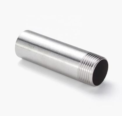 Equal 304 Stainless Steel Pipe Fitting Weld Nipple Coupling Connector for Water Oil Air