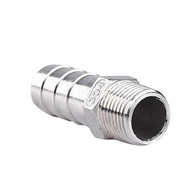 201 304 Stainless Steel Casting Thread Hex Nipple for Leather Pipe Joint Fitting