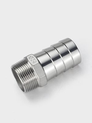 201 304 Stainless Steel Casting Thread Hex Nipple for Leather Pipe Joint Fitting