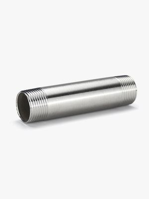 Hexagon Head Code Stainless Steel Pipe Fittings Double Male Threaded Nipple Cast Pipe