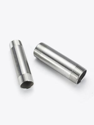 Hexagon Head Code Stainless Steel Pipe Fittings Double Male Threaded Nipple Cast Pipe
