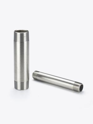 Hexagon Head Code Stainless Steel Pipe Fittings Double Male Threaded Nipple Cast Pipe