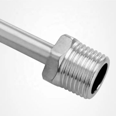 SS304 316 316L Round Ring 6000 PSI 1/2 NPT BSPT Swivel Pressure Gauge Snubber Syphon Tube