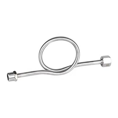 SS304 316 316L Round Ring 6000 PSI 1/2 NPT BSPT Swivel Pressure Gauge Snubber Syphon Tube