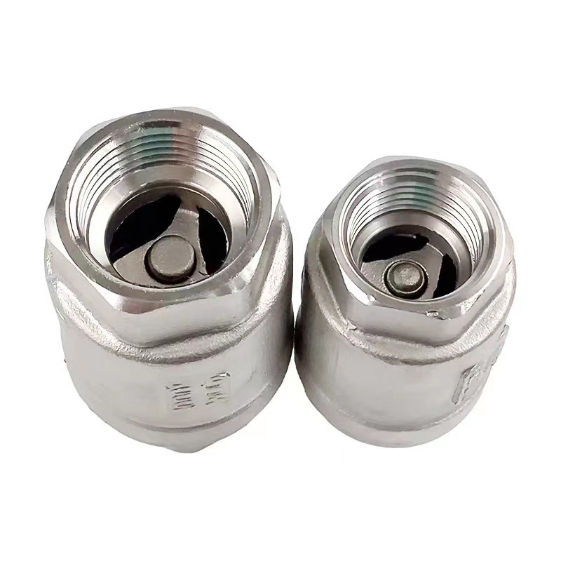 1/4''-4.0'' Female Threaded Vertical Check Valve H12 with Stainless ...